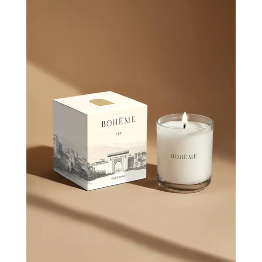 Fez Candle – Oud Amber & Cardamom