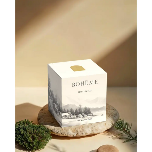 Idyllwild Candle Wholesale – Pine Cedarwood & Amber Resin