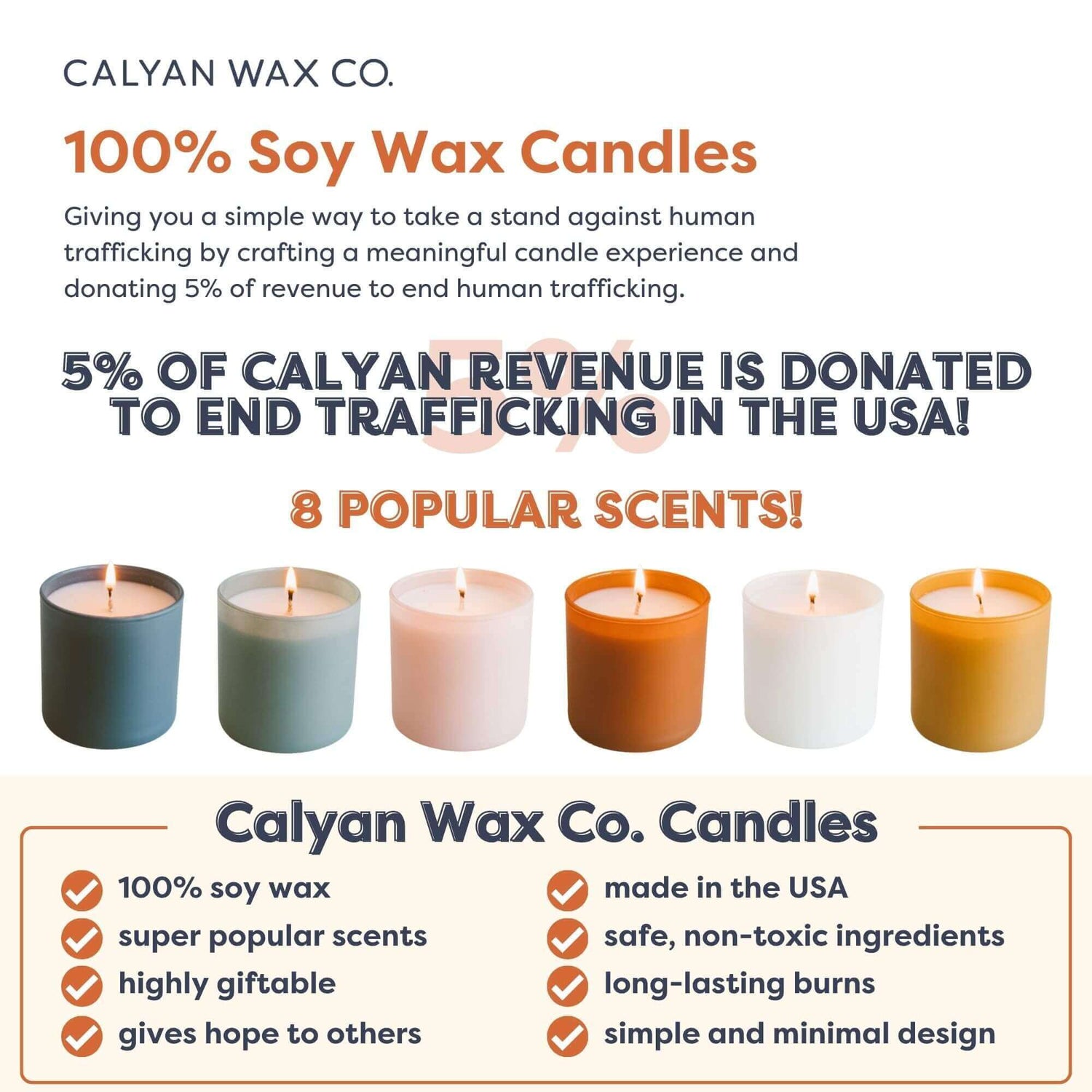 Calyan Wax Co Cedar + Tobacco Matte Black Glass Soy Candle 10.2 oz
