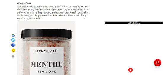French Girl Menthe Sea Soak.