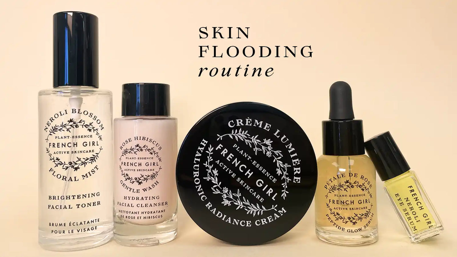 French Girl skincare products.