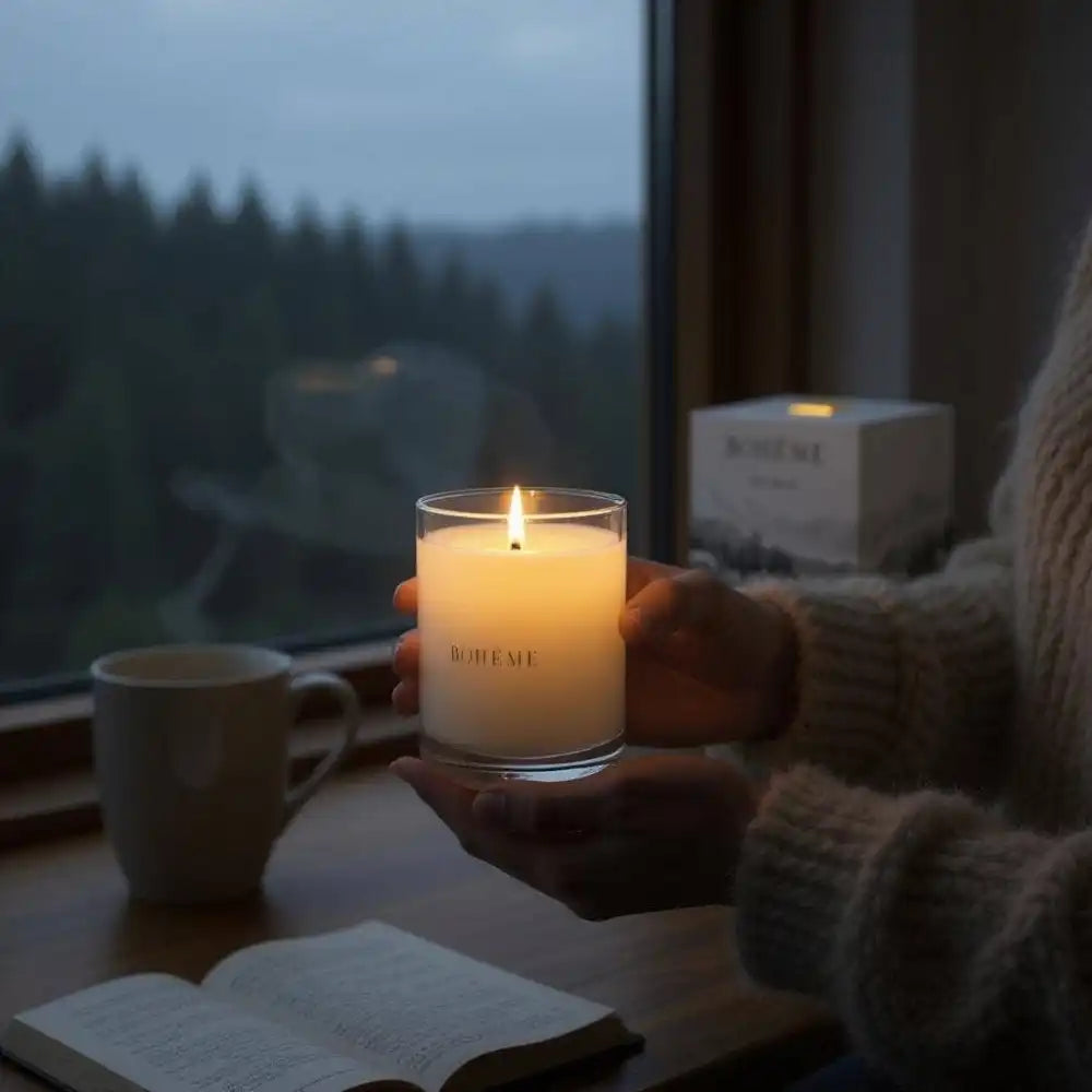 Idyllwild Candle Wholesale – Pine Cedarwood & Amber Resin