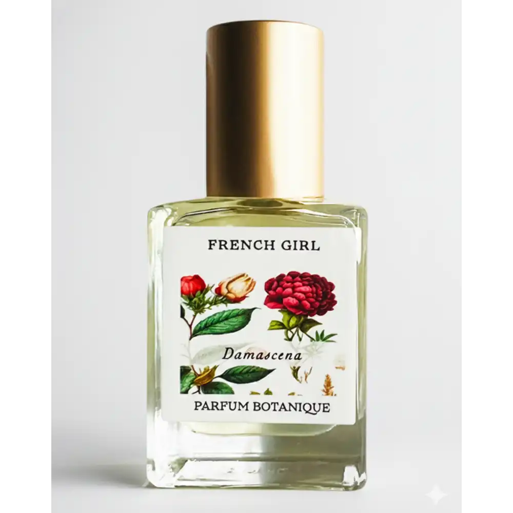 Organic Vegan Perfume - DAMASCENA Rose Scented Parfum