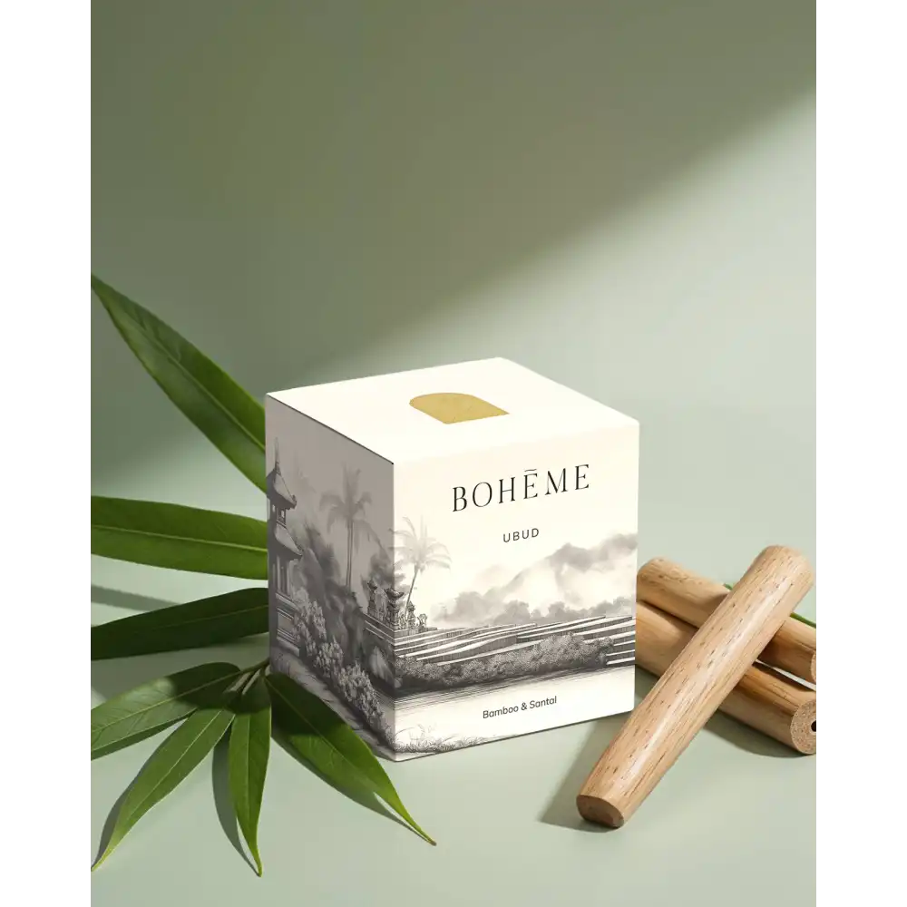 Ubud Candle – Bamboo Coconut & Sandalwood